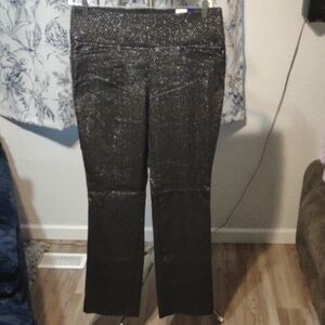 Apt 9 Black Lurex Dot Pants